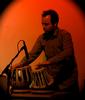 Patrick on tablas at St Ethelburga's, January 2012. Photo: A.Banu Cansever Schmid